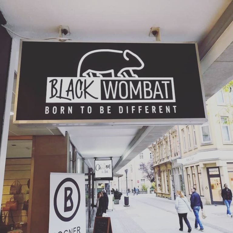 Enseigne Black Wombat